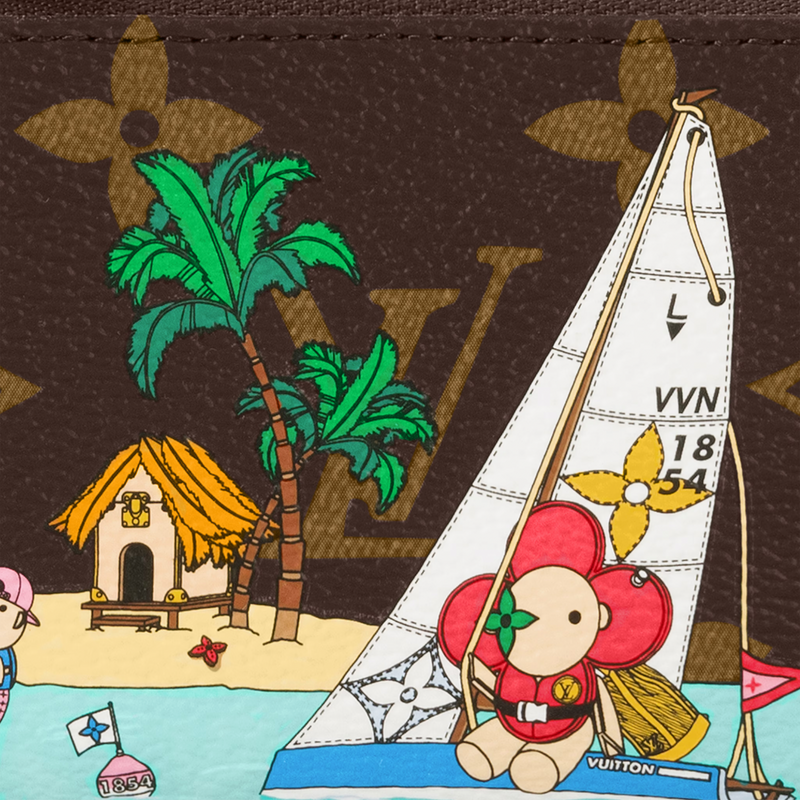 Louis Vuitton Brown Monogram Coated Canvas Christmas Animation