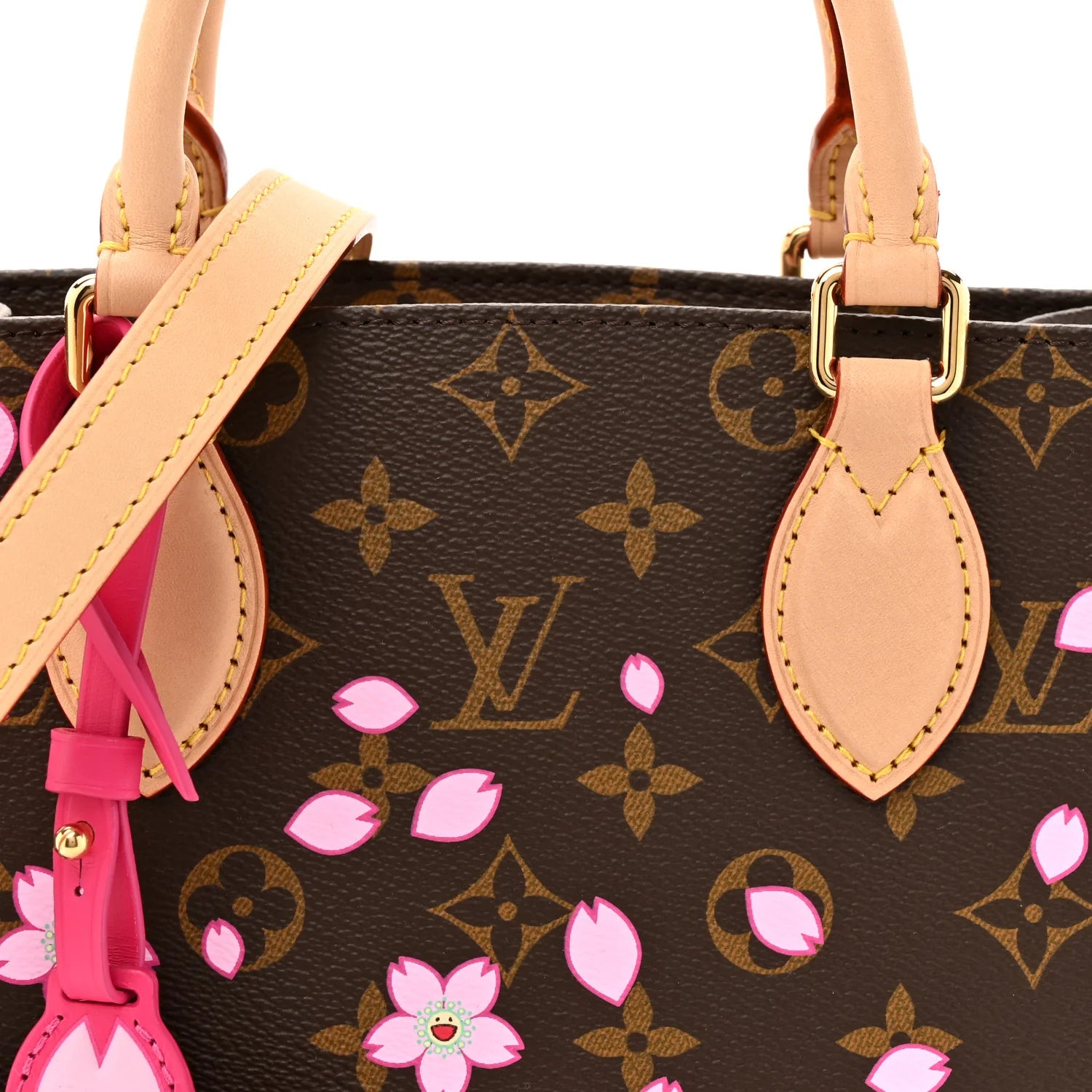 Louis Vuitton LV x TM Cherry Blossom OnTheGo PM M13269– TC Louis Vuitton LV x TM Cherry Blossom OnTheGo PM M13269– TC