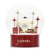 Chanel Red and Gold Snow Globe Perfume with Gift Boxes