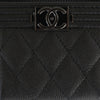 Chanel | So Black Caviar Boy Coin Pouch | One-Size - The-Collectory