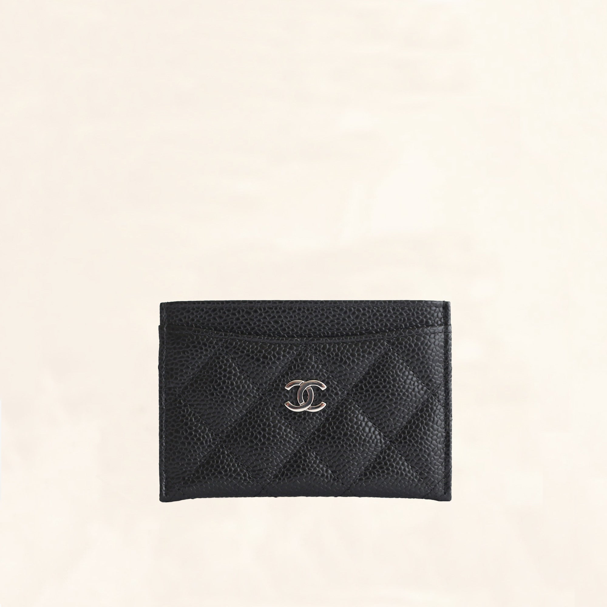 Chanel | Caviar Card Holder with SHW | One Size