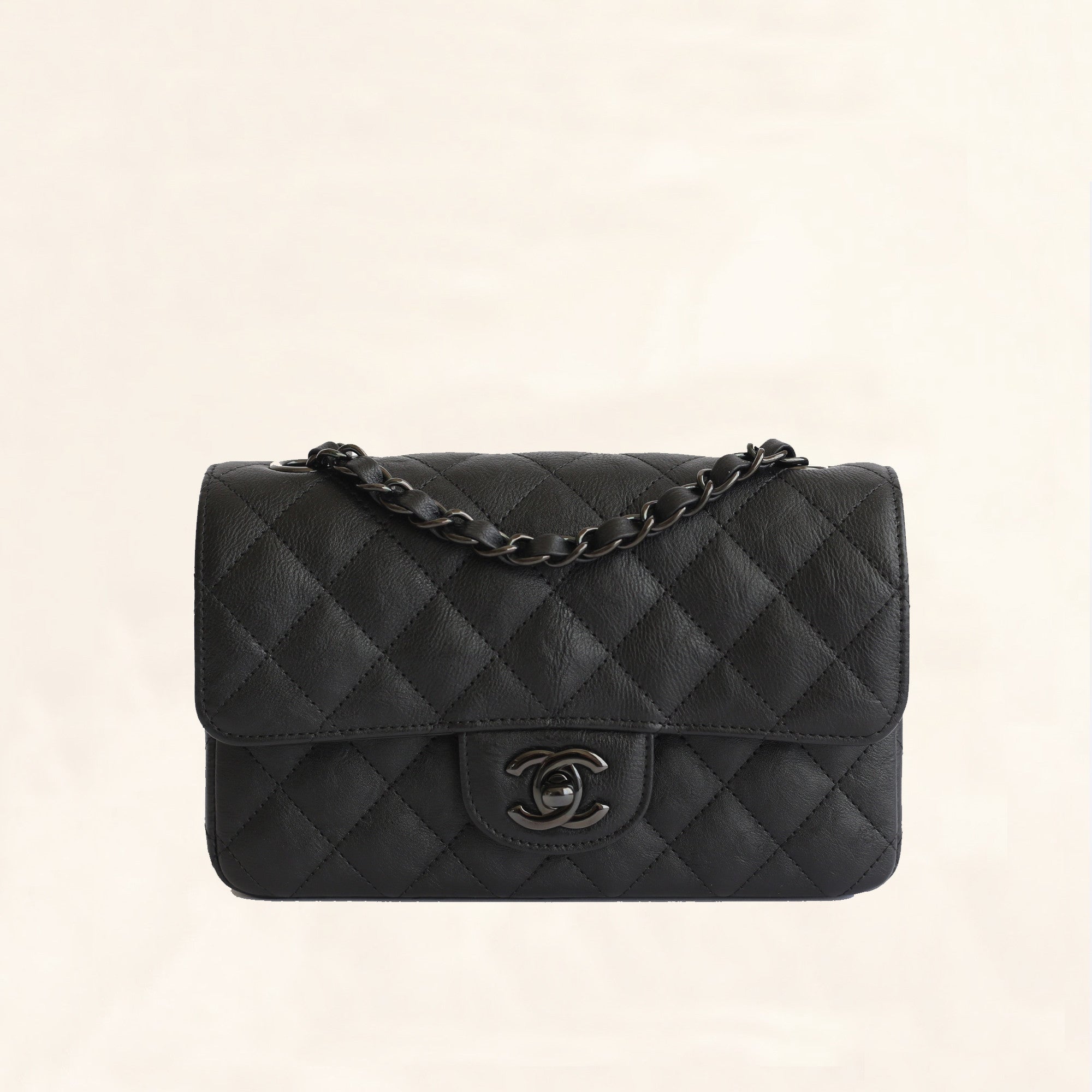 Chanel, So Black Rectangular Classic Flap