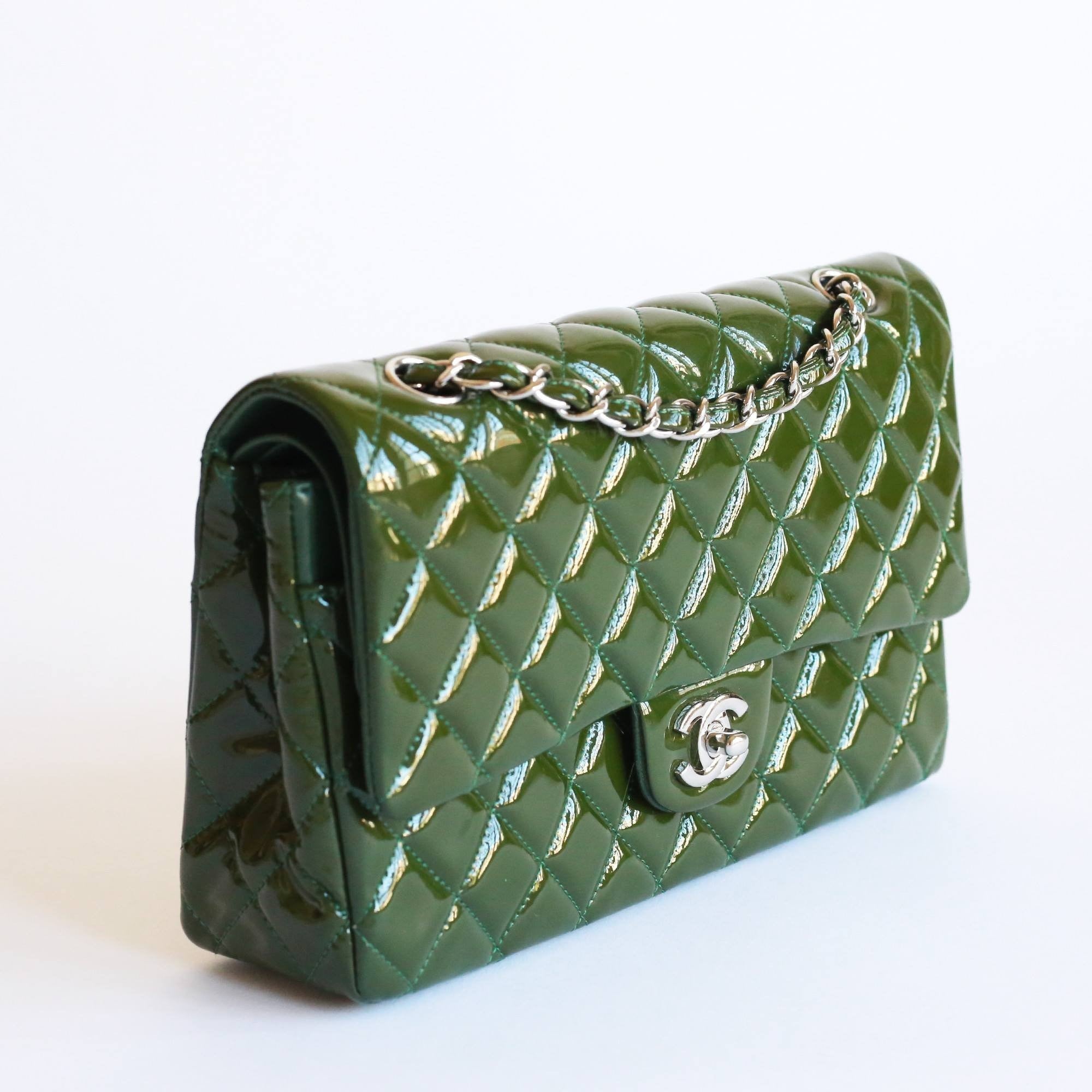 Chanel Mini Flap Patent Calfskin Leather Shoulder Bag