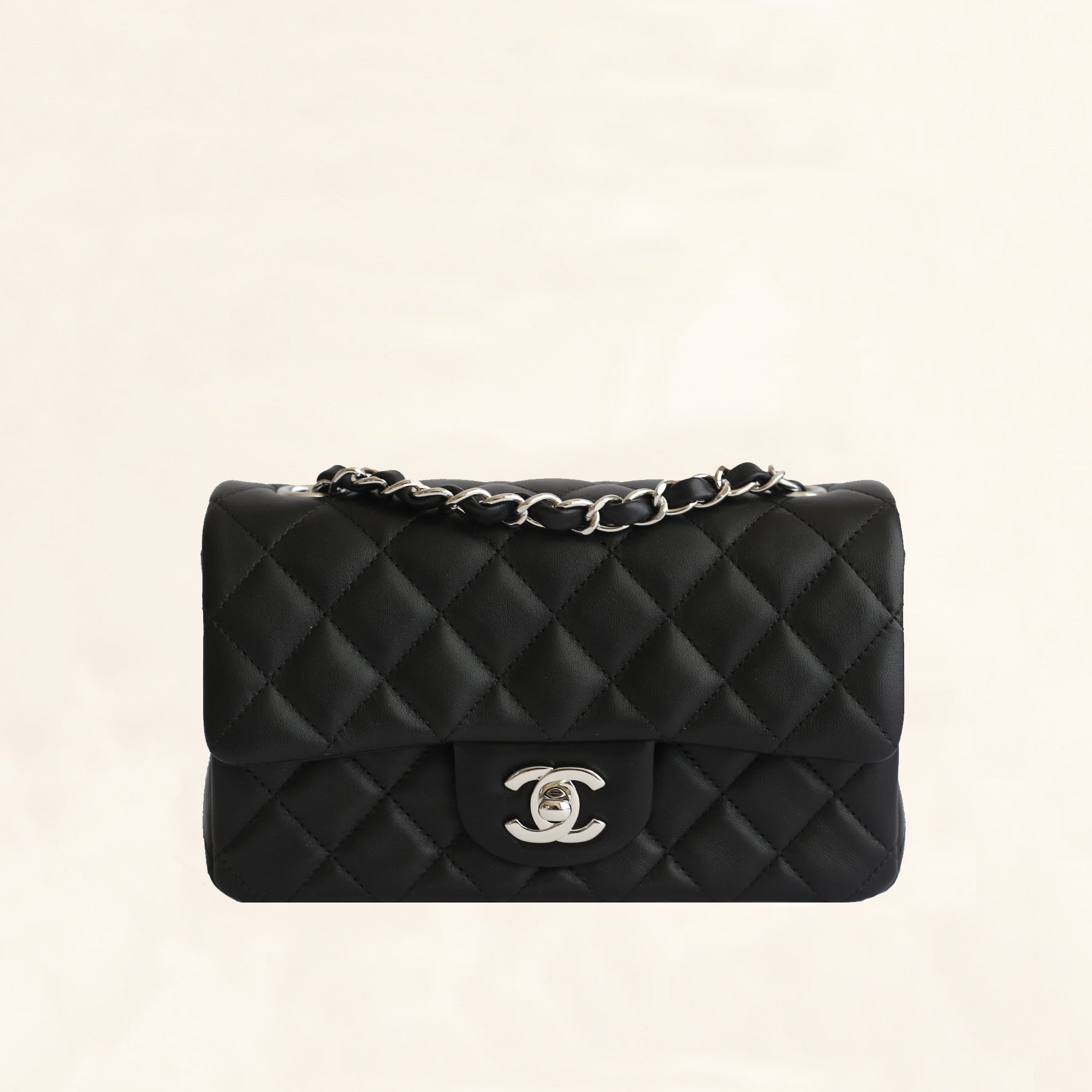 Chanel Classic Small Flap 21C Rose Clair Caviar with light gold hardware
