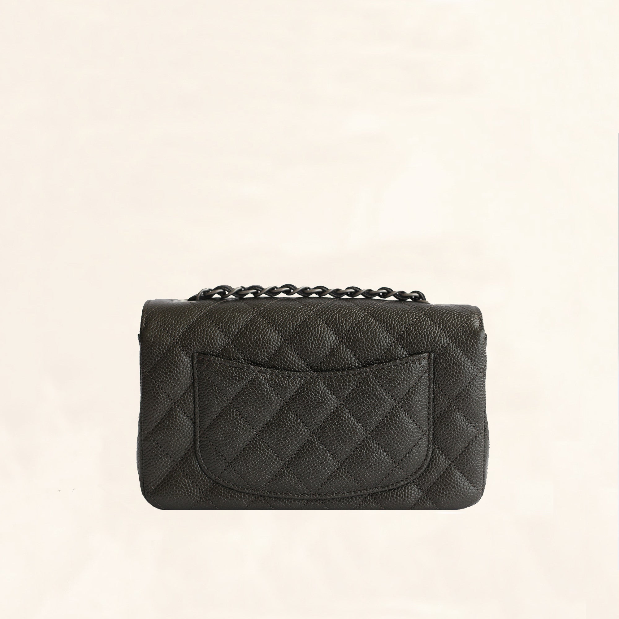 Chanel charcoal shop boy bag