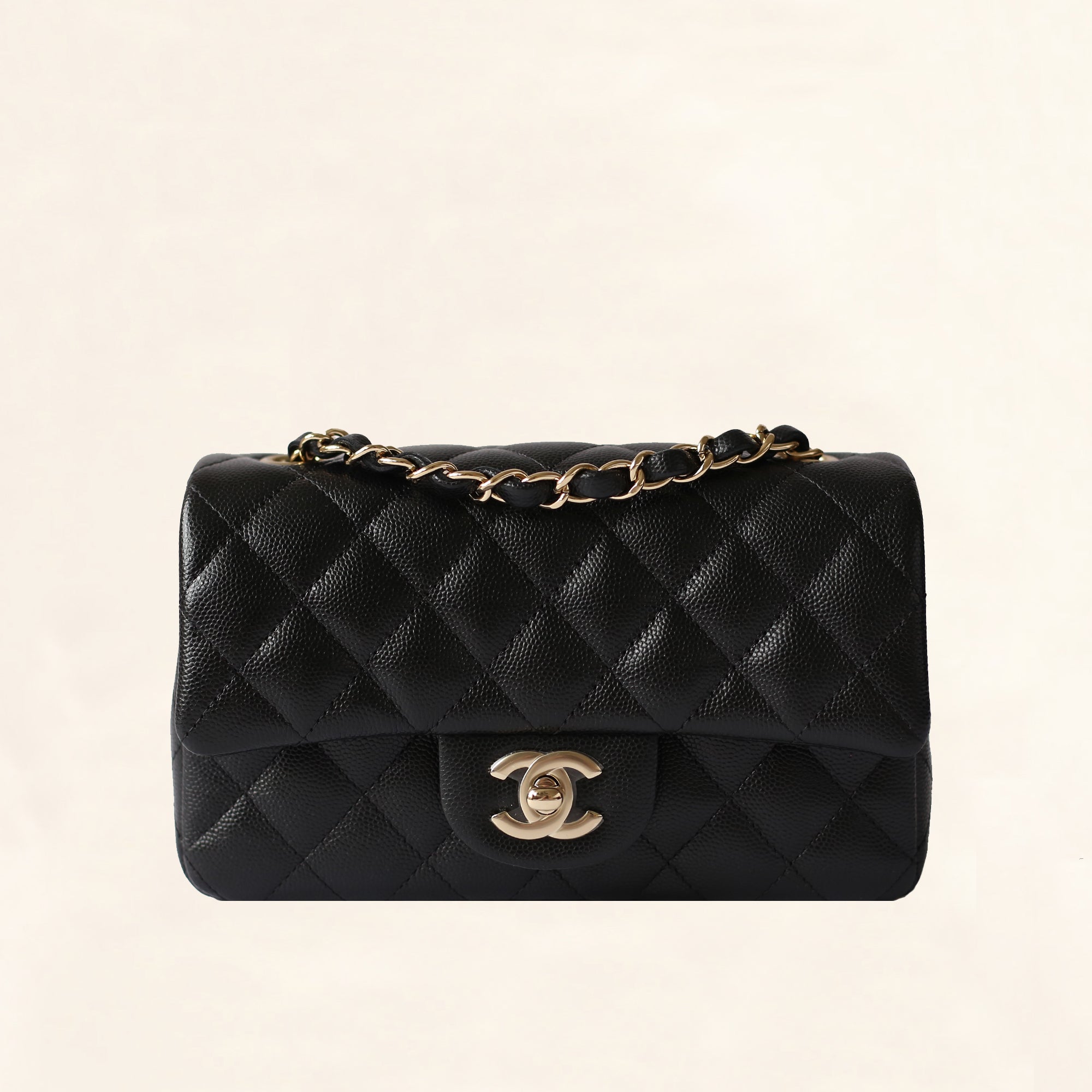 chanel gold flap