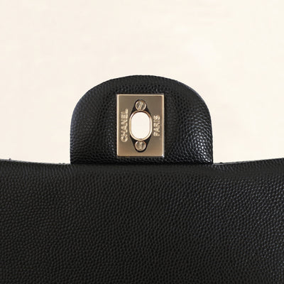 inside of chanel purse black