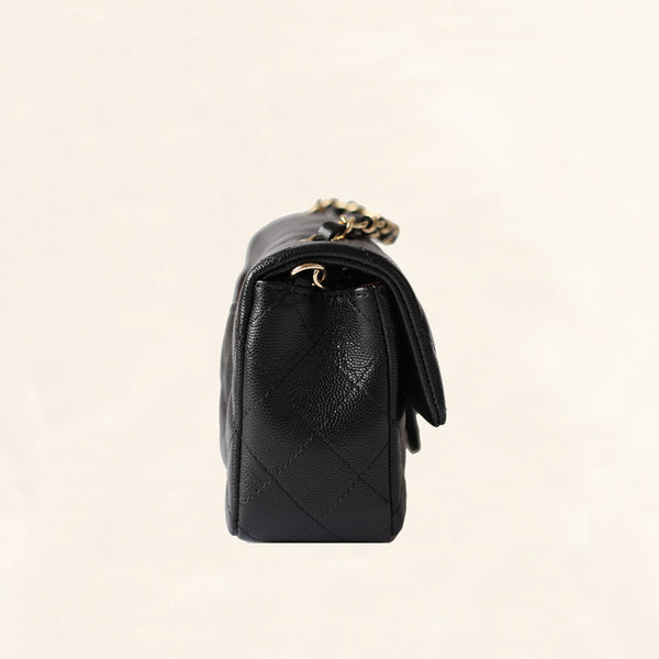 chanel mini caviar flap bag