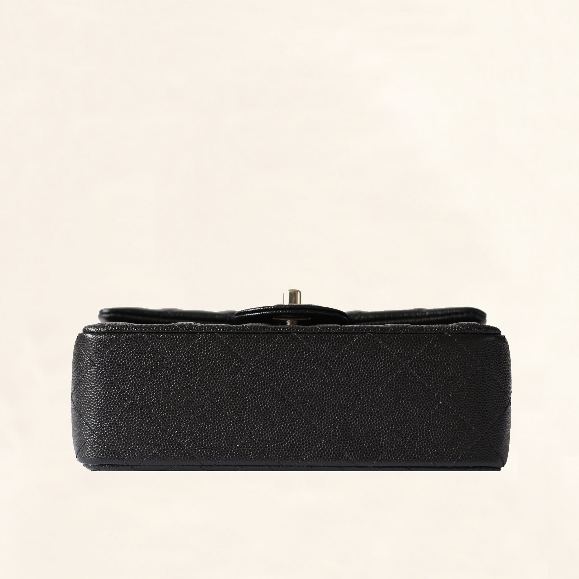Chanel Medium Classic Flap in Black Caviar Silver Hardware (RRP £8,530 in  2023