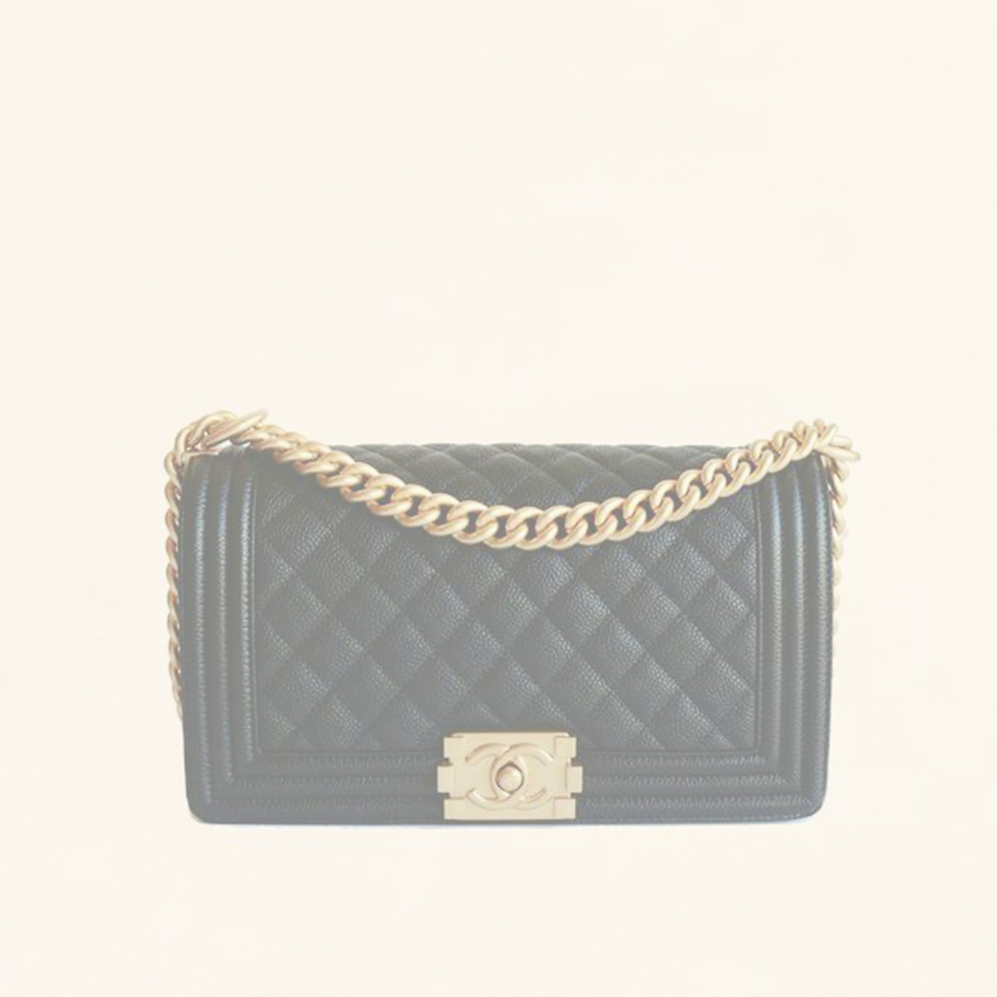 CHANEL Caviar Quilted Medium Double Flap Black, FASHIONPHILE