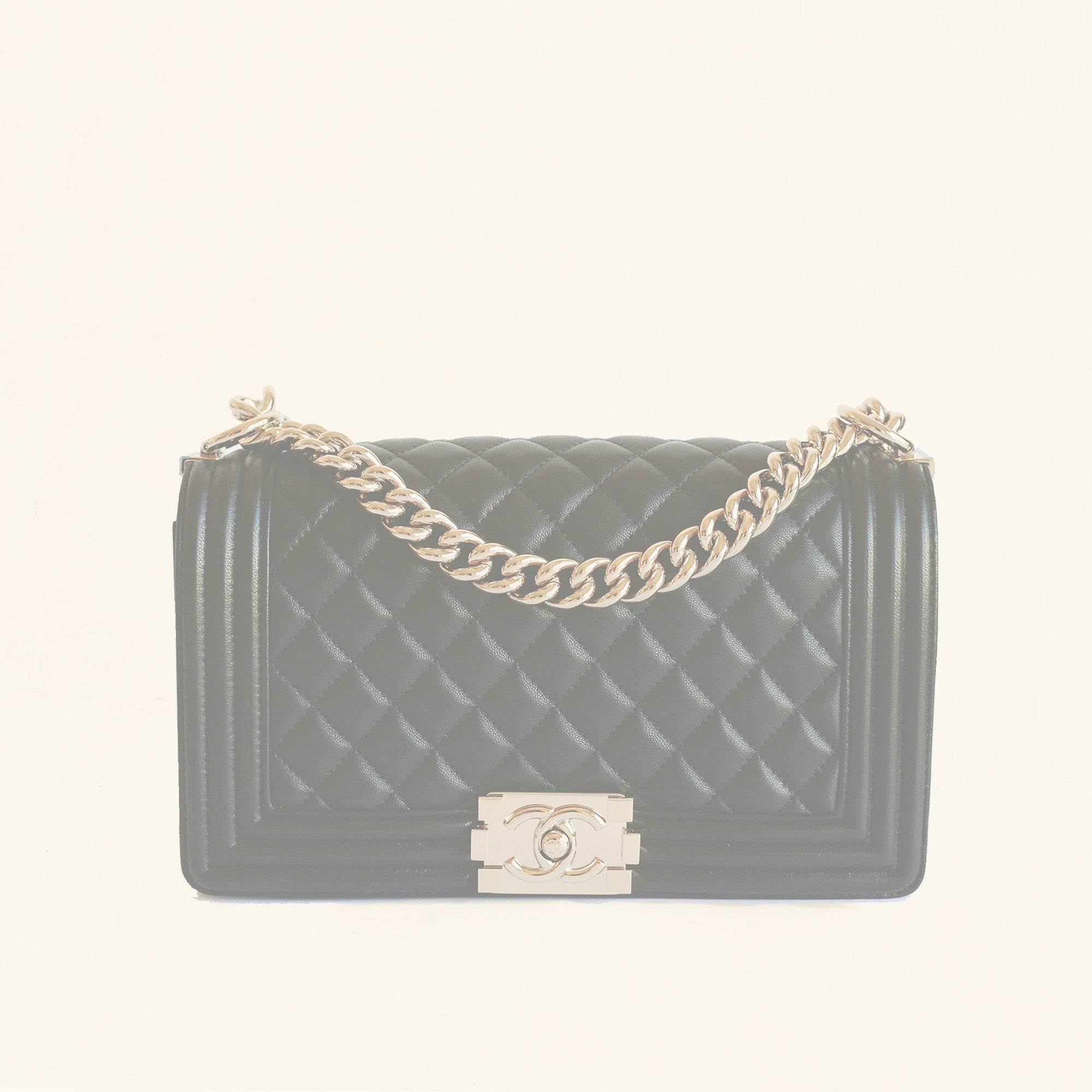 Chanel Lambskin Old Medium Boy Bag (SHF-AuMvfV) – LuxeDH