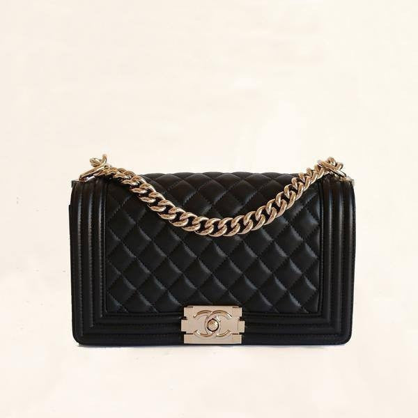 Chanel Seasonal Single Flap Bag Medium Lambskin Leather – l'Étoile