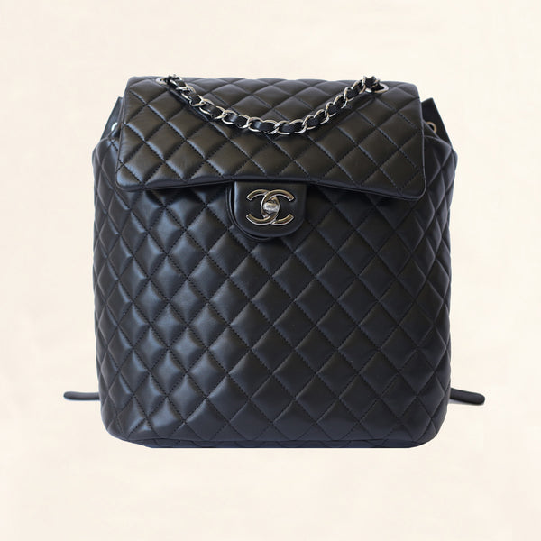 Chanel Purple Quilted Lambskin Urban Spirit Backpack Small