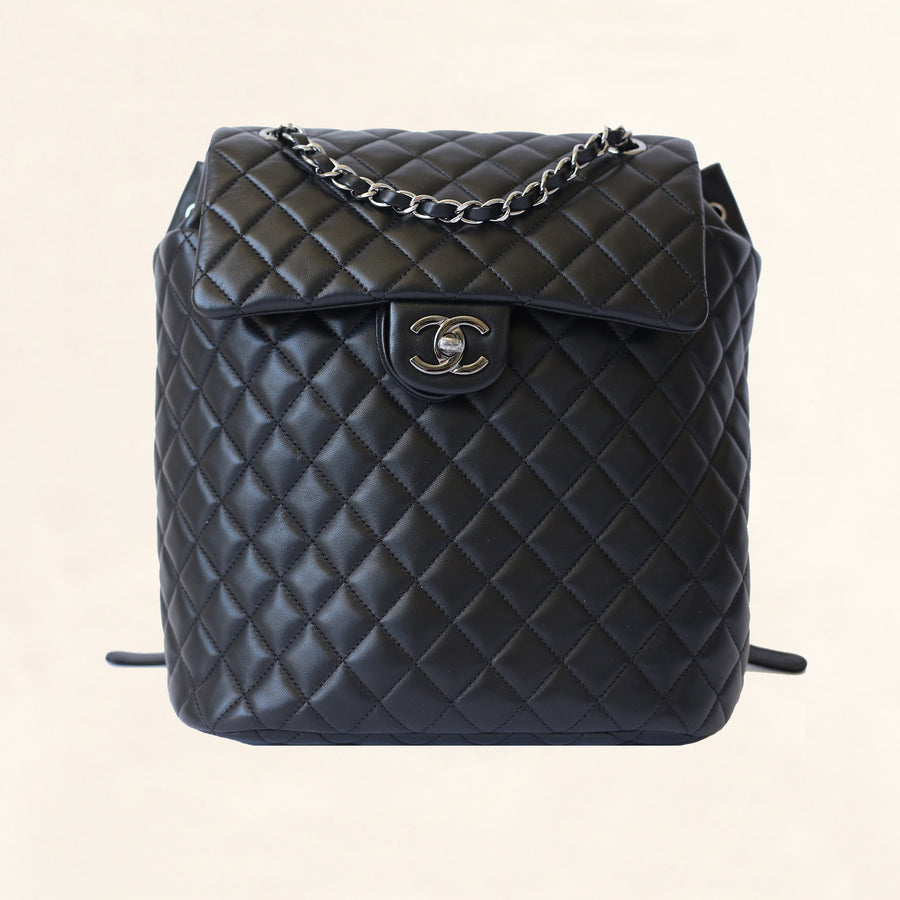 Chanel | Quilted Lambskin Urban Spirit Backpack | Large - The-Collectory 