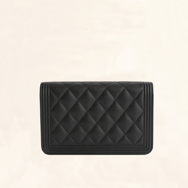 chanel wallet new black