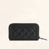 Chanel | So Black Caviar Boy Zip Wallet | Small/Medium - The-Collectory