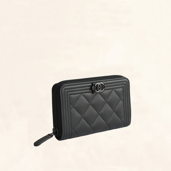 Chanel medium zip wallet, Luxury, Bags & Wallets on Carousell