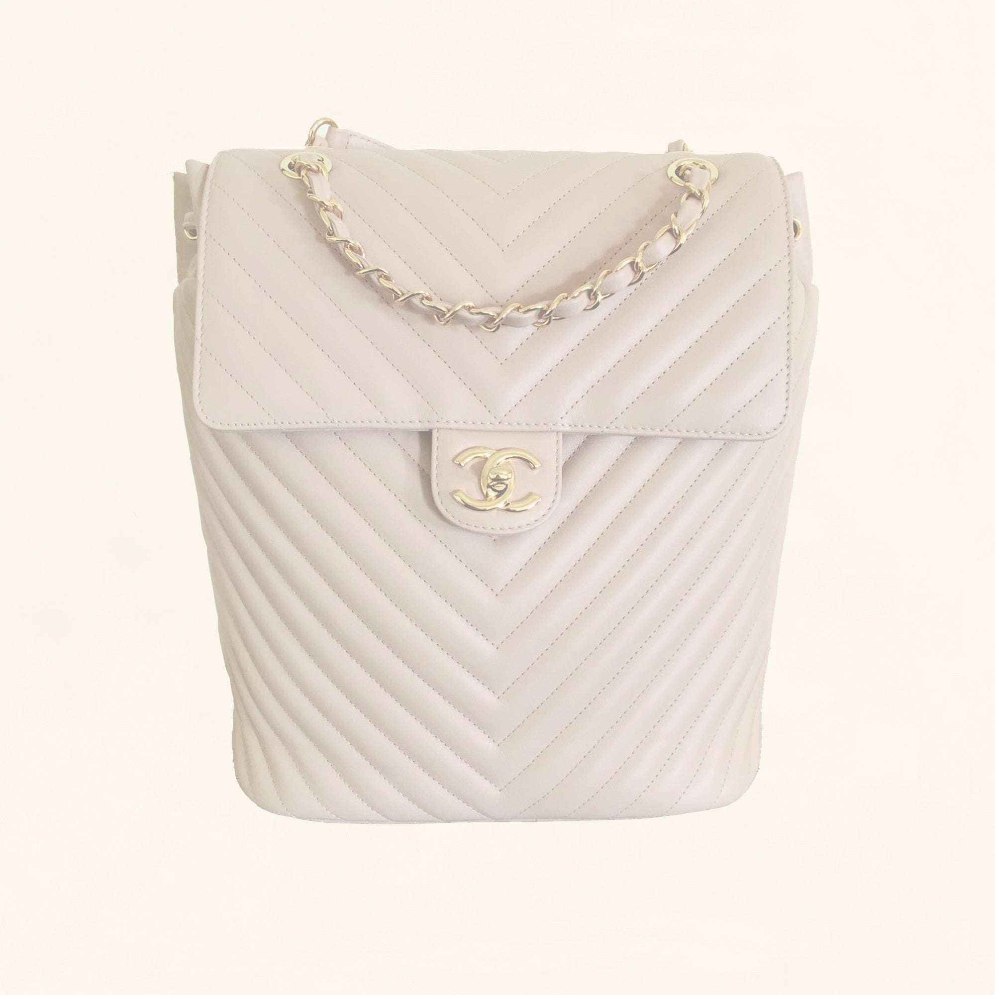 chevron textured faux leather backpack Chanel | Chevron Urban Spirit Backpack