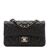Chanel | Lambskin Mini Rectangular Classic Flap with Gold Hardware - The-Collectory