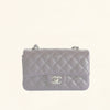 Chanel | Caviar Rectangular Classic Flap in Purple | Mini - The-Collectory 