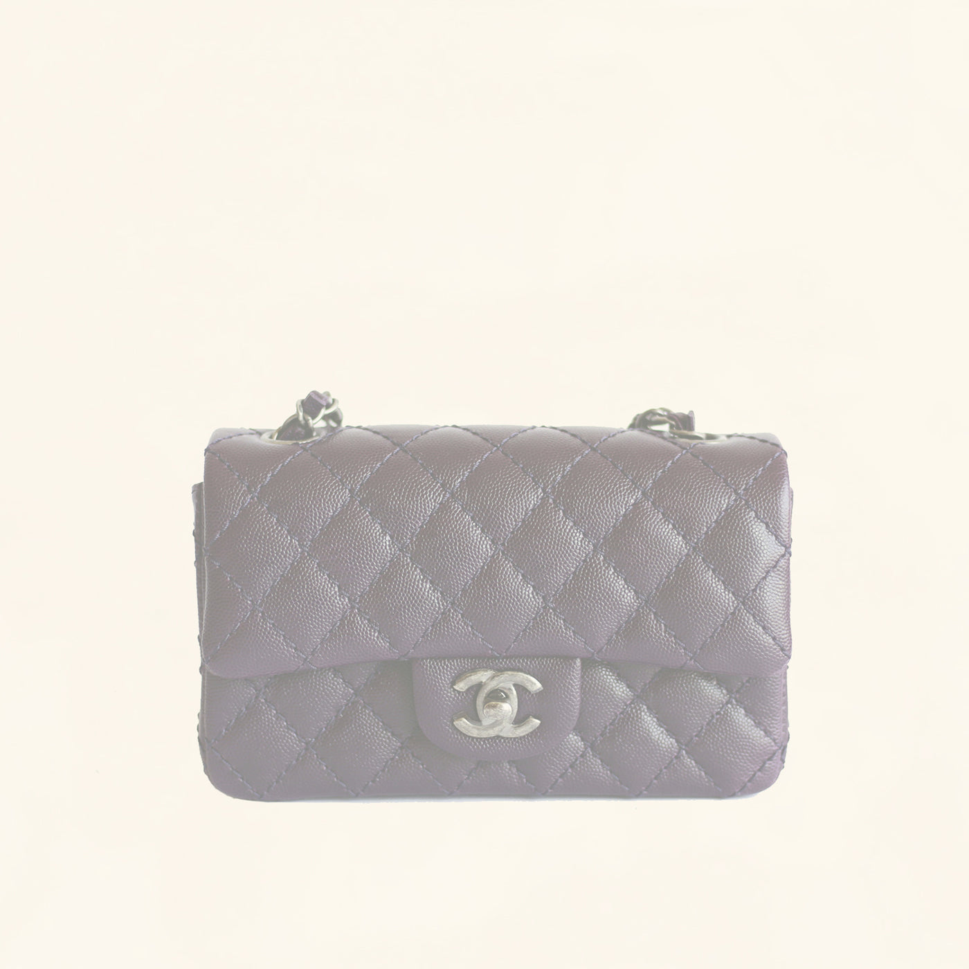 Classic Chanel bag Gm burgundy