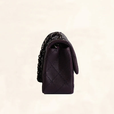 CHANEL Caviar Beige Quilted Mini Rectangular Flap Bag – Rad Treasures