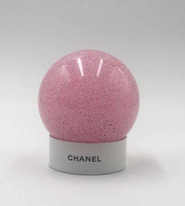 Chanel | Pink Snow Globe Perfume Shopping Bag | Medium - The-Collectory