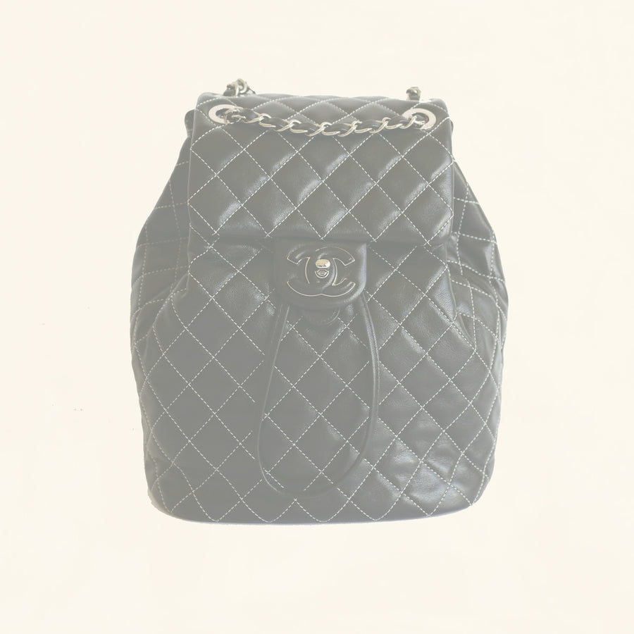Chanel | Lambskin Quilted-Stiched Backpack | Small - The-Collectory 