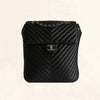 Chanel | Chevron Urban Spirit Backpack with Silver Hardware | Large - The-Collectory 