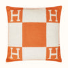 Hermes | Avalon III PM Signature H Pillow Ecru and Potiron - The-Collectory