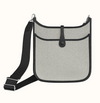 Hermes Toile and leather Evelyne III 29 Black