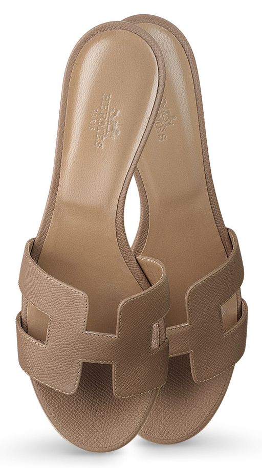 Hermes Etoupe Oasis Sandal
