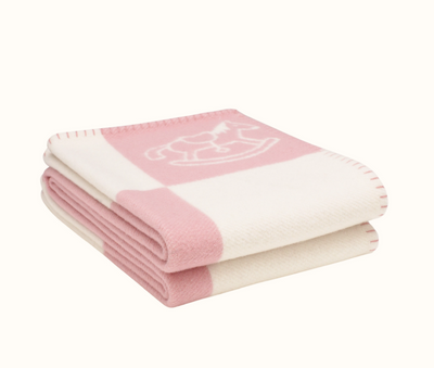 Hermes Pink Adada Avalon blanket