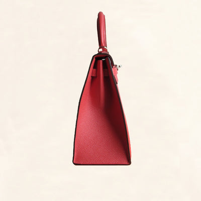 Hermès | Epsom Rose Jaipur Kelly with Palladium Hardware | 25 - The-Collectory