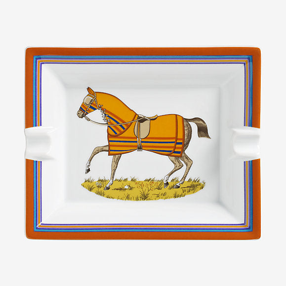 Hermes Classic Porcelain Ashtray