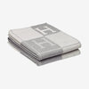 Hermes | Blanket Avalon Signature H Ecru and Gris Clair Throw Blanket - The-Collectory