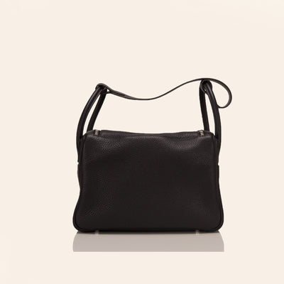 Hermes | Black Clemence Medium Lindy | 30 - The-Collectory
