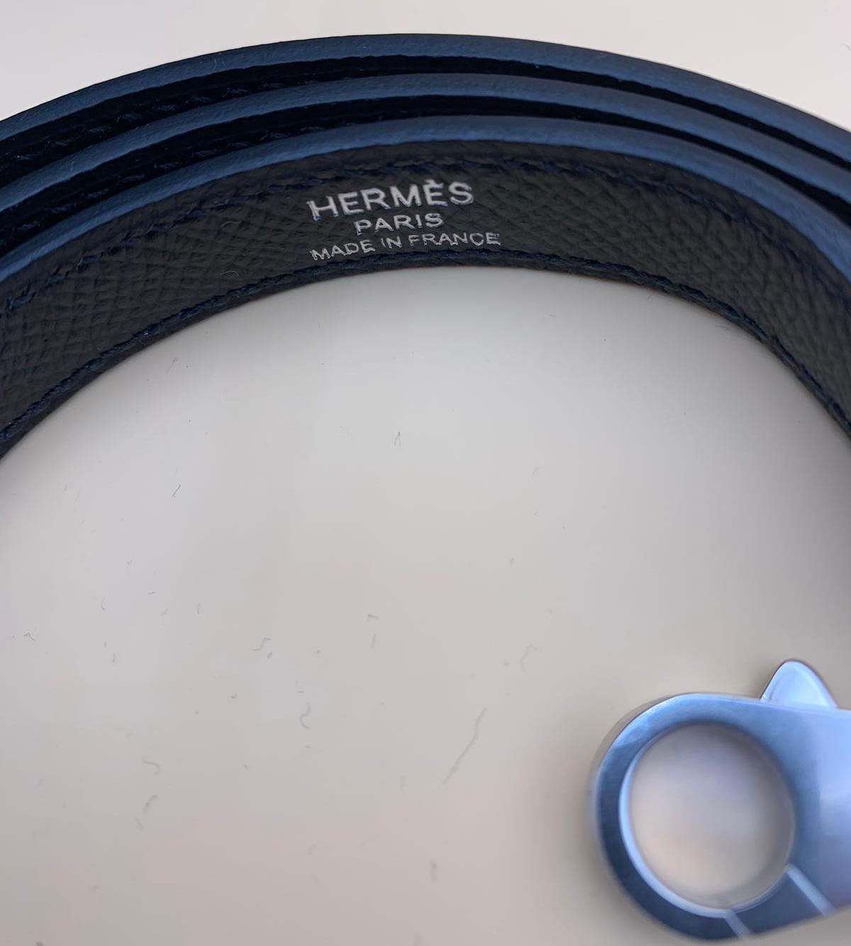 Hermès Kelly 32 Sellier Bleu Glacier Epsom Palladium Hardware