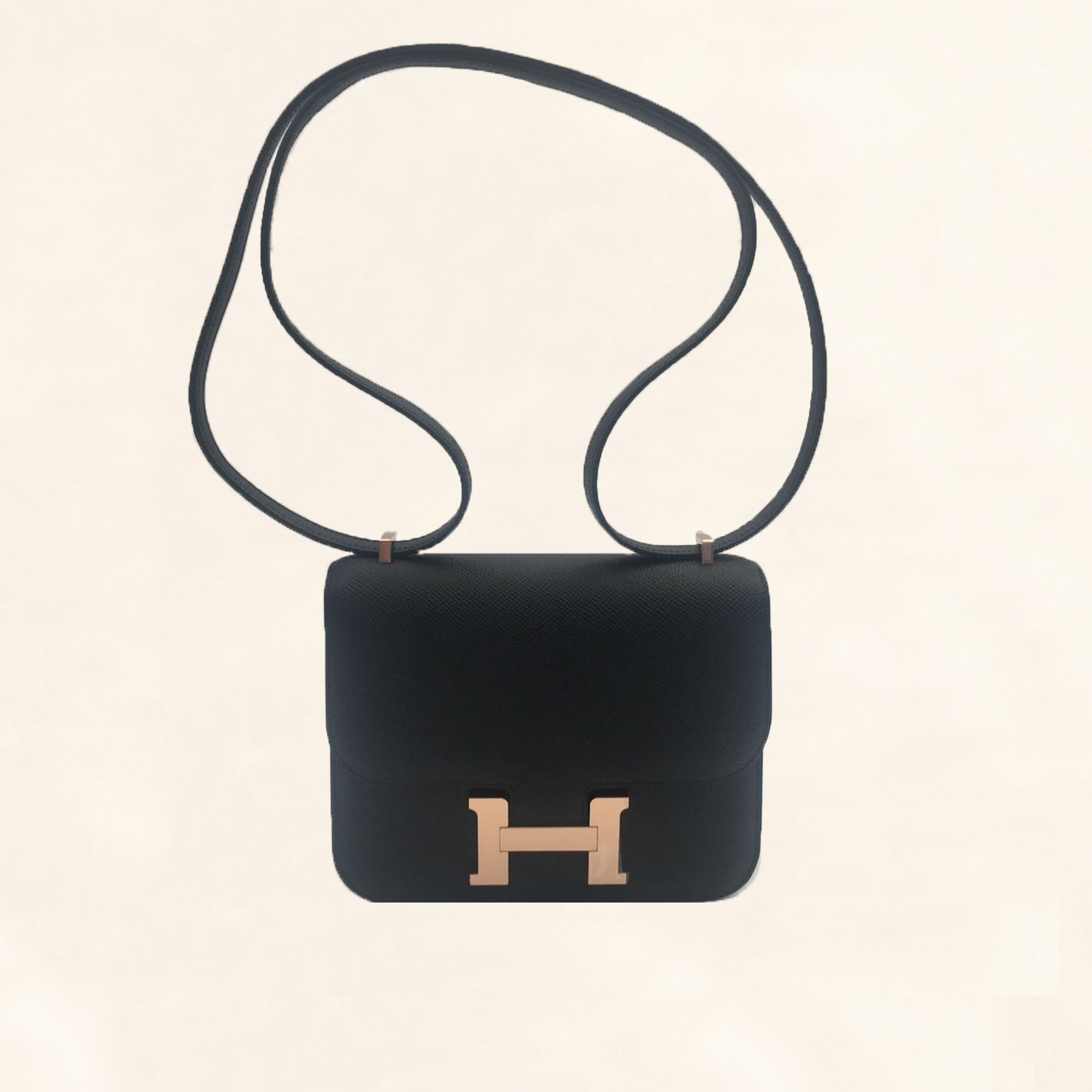 Hermes Evelyne III 29 Bag In Black (Noir) With Gold Hardware at