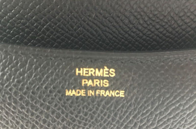 Hermes Constance 24cm, Stamp A, Black Color, Epsom Leather