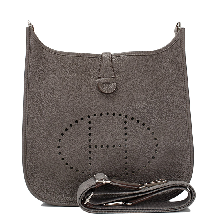 Hermes Evelyne III PM Gris Etain Clemence Palladium Hardware– TC Hermes Evelyne III PM Gris Etain Clemence Palladium Hardware– TC