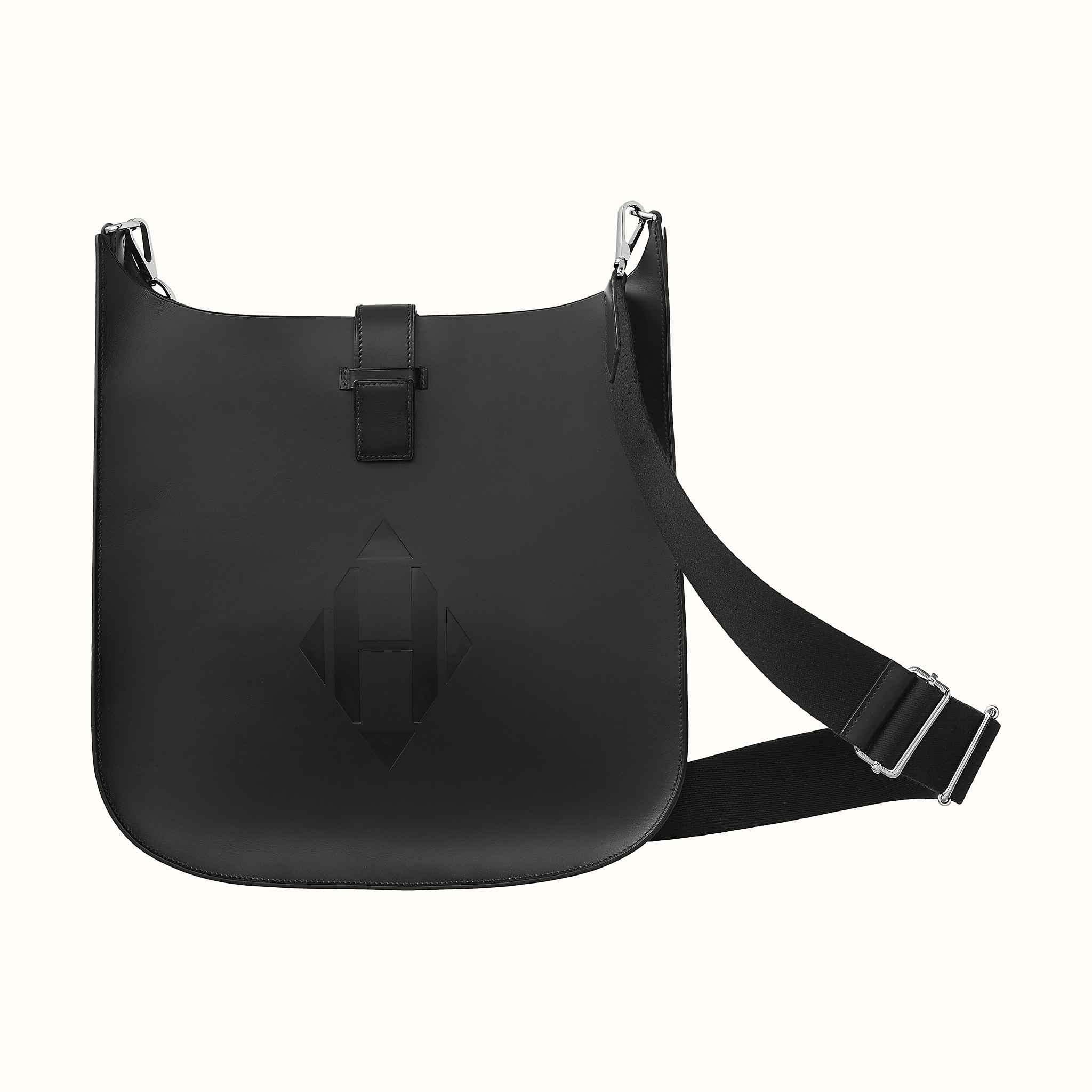 Hermès Hermes Evelyne GM 33 Black Leather ref.125169 - Joli Closet
