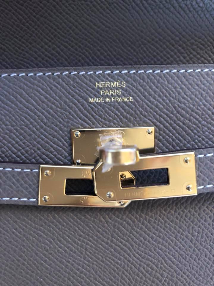 Hermes Etoupe Long Kelly Classic Wallet - The-Collectory