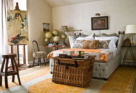 Hermes | Blanket Avalon Signature H Ecru and Potiron Throw Blanket - The-Collectory