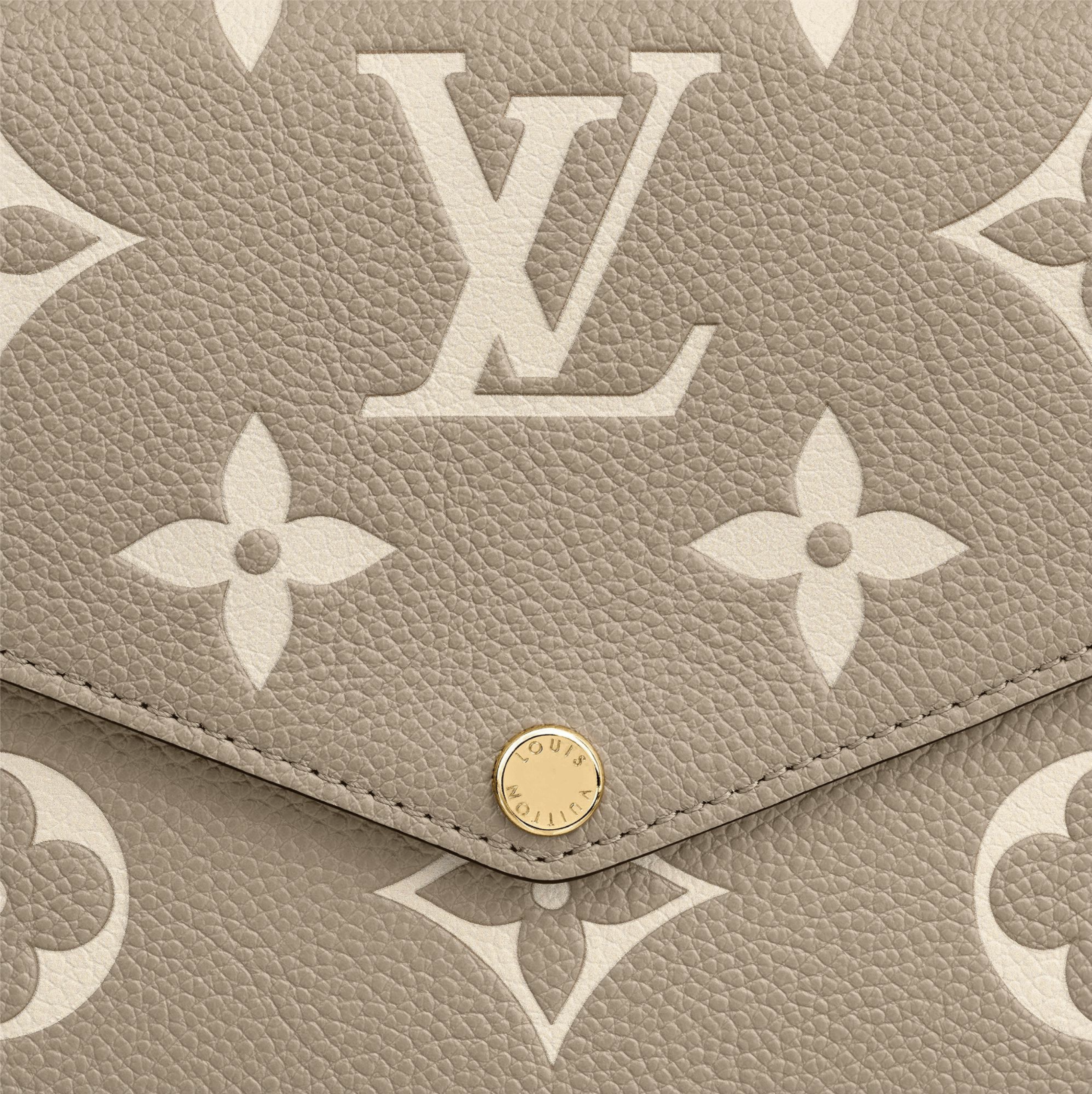 Louis Vuitton Tourterelle Empreinte Pochette Felicie
