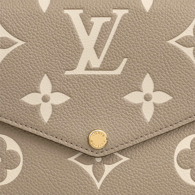 Louis Vuitton Felicie Pochette Bicolor Monogram Empreinte Giant