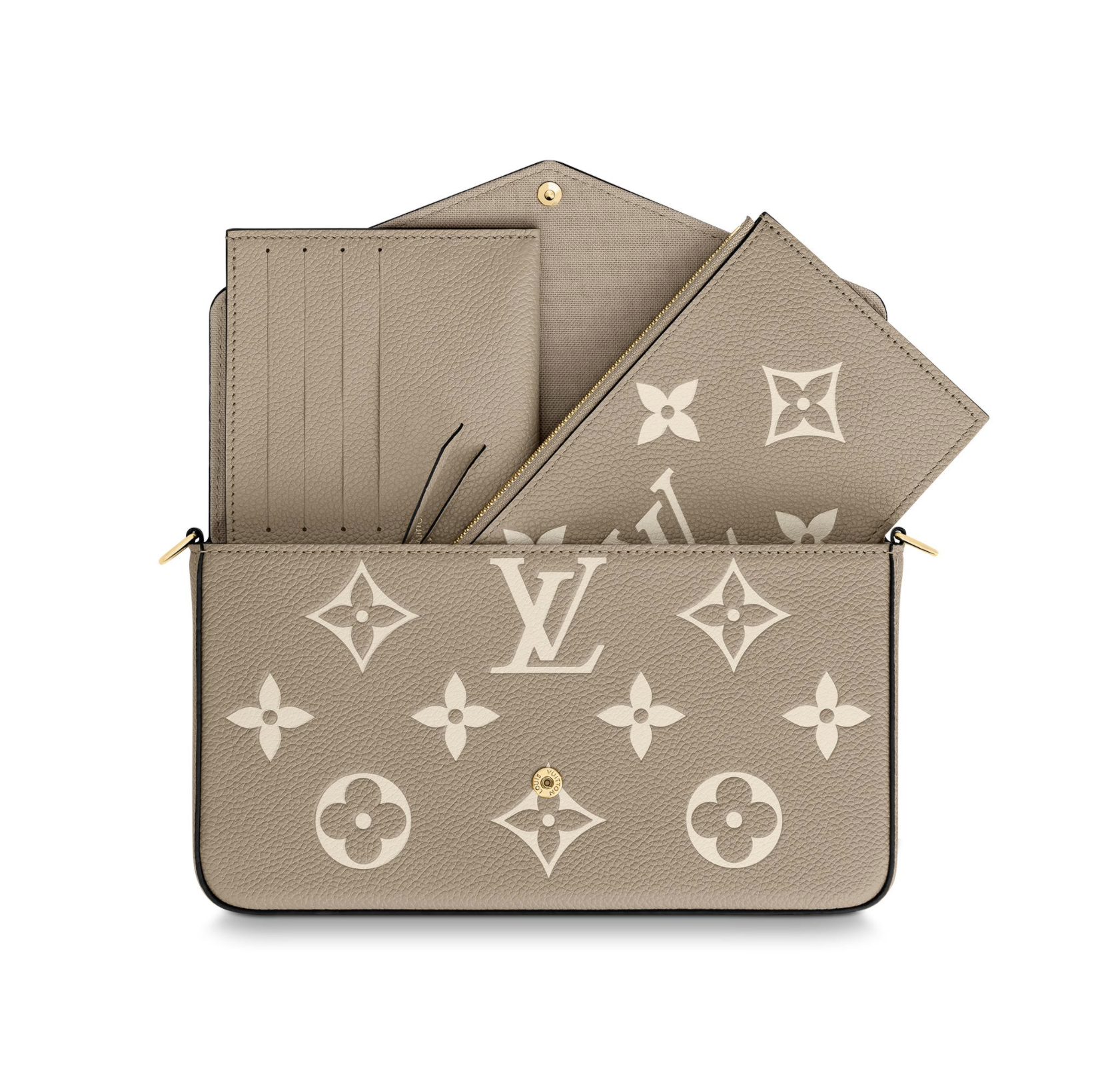 Louis Vuitton Tourterelle Empreinte Pochette Felicie M69977 by The-Collectory