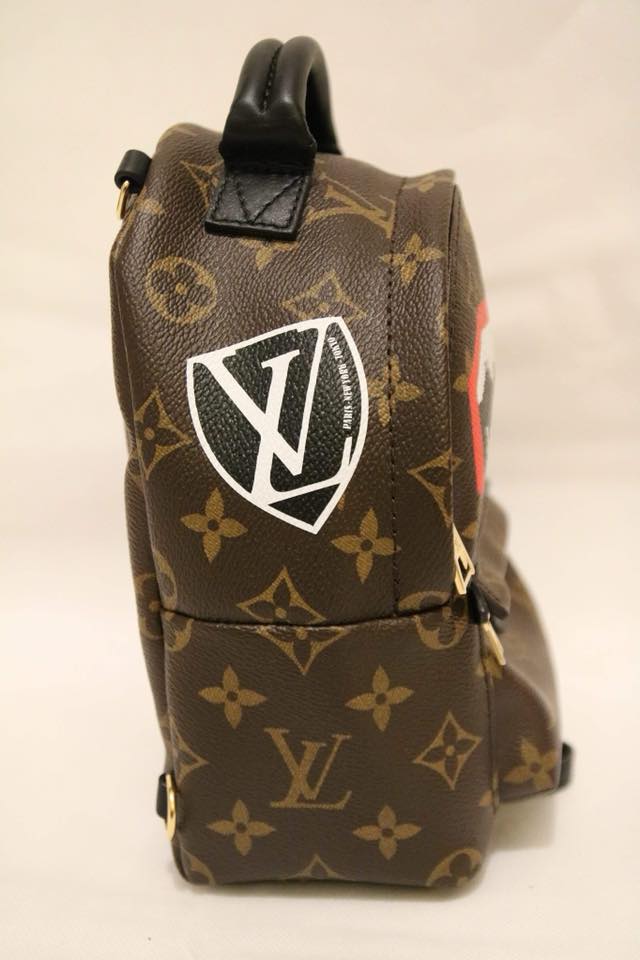 cherry louis vuitton backpack Louis Vuitton | World Tour Monogram Palm Springs Backpack