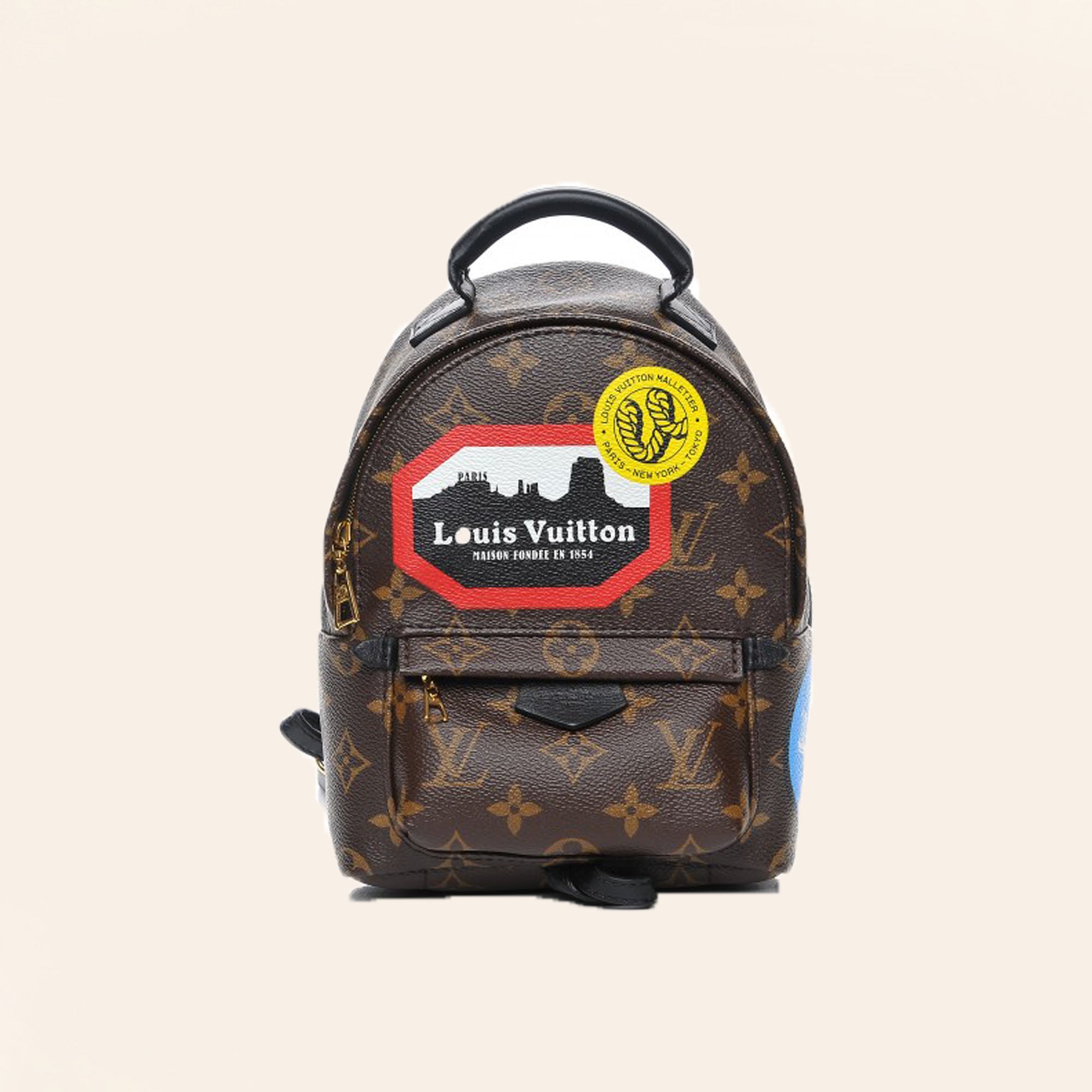 louis vuitton cherry backpack Louis Vuitton | World Tour Monogram Palm Springs Backpack