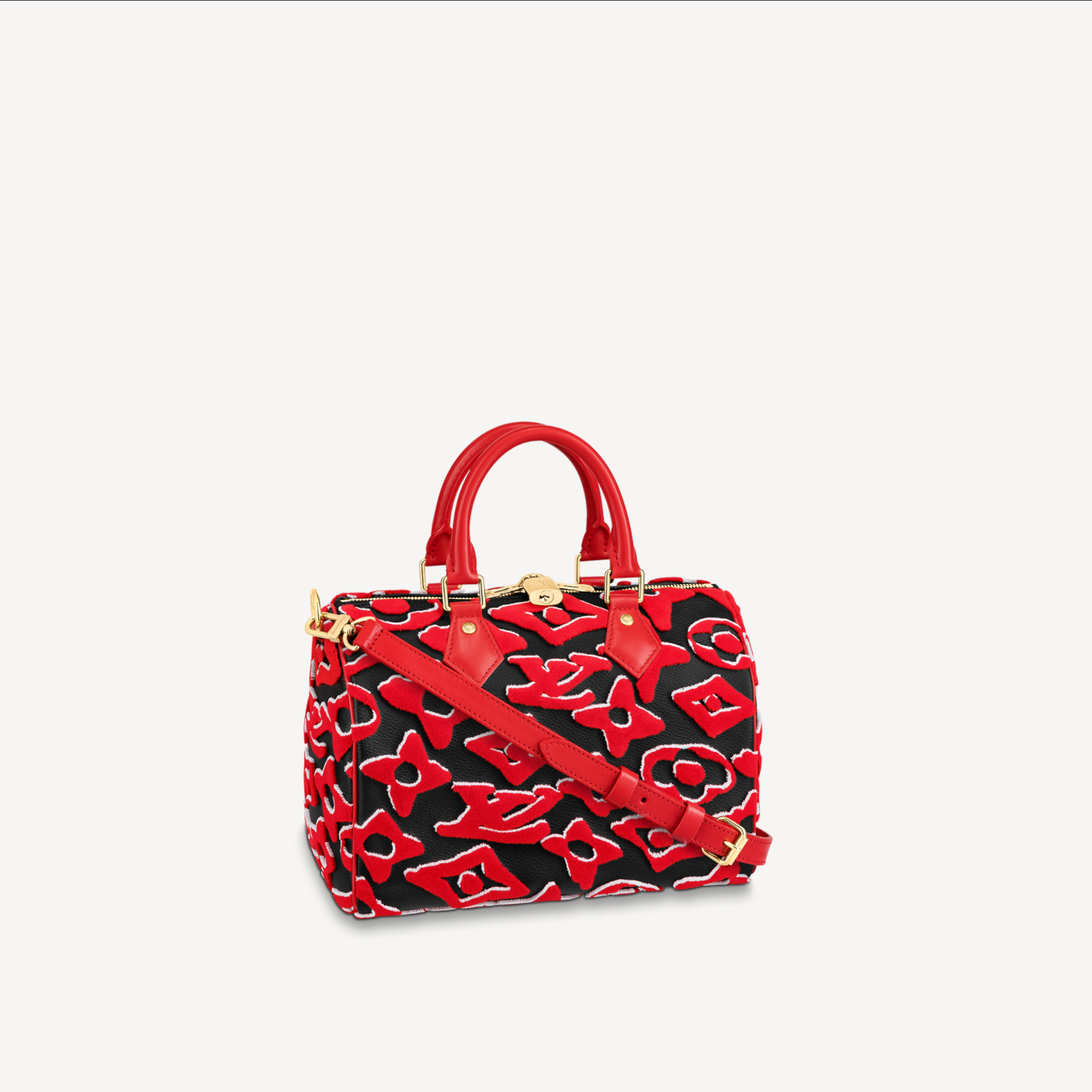 Louis Vuitton | Supreme Logo Box Hoodie Monogram | Red by The-Collectory